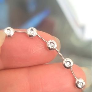 14k Adjustable Lariat Diamond Necklace